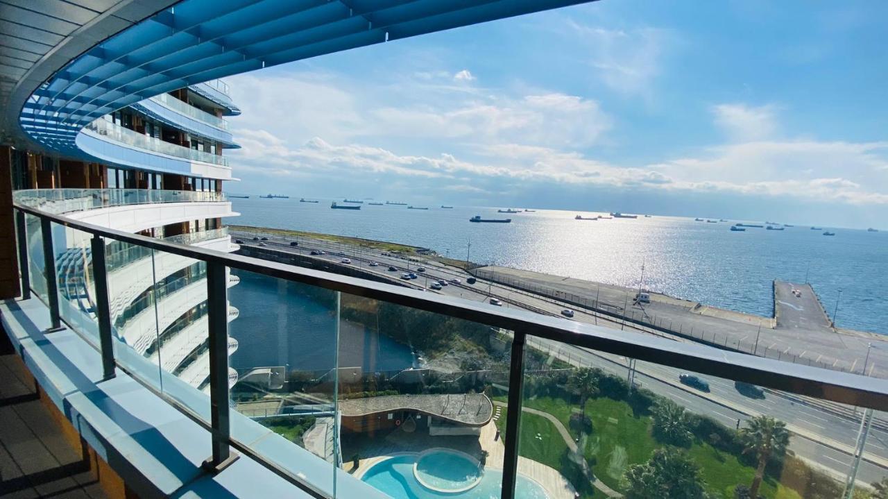 Luxury 2 Room Suite Apartment With Seaview In Center Istanbul Eksteriør bilde